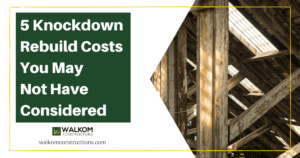 knockdown rebuild costs