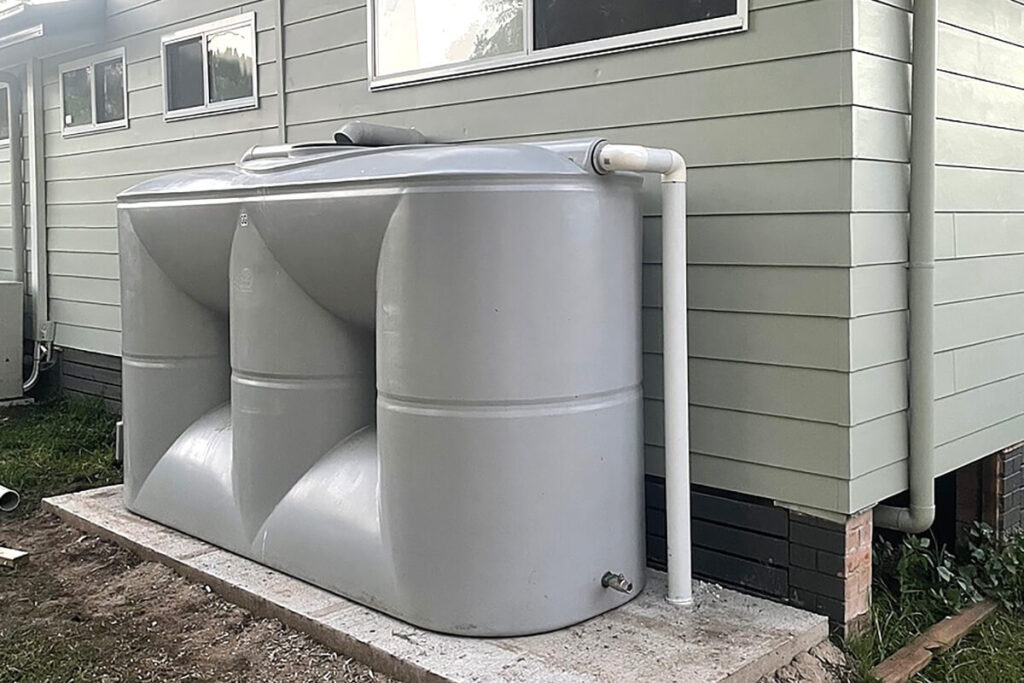 Energy efficient homes - Water tank