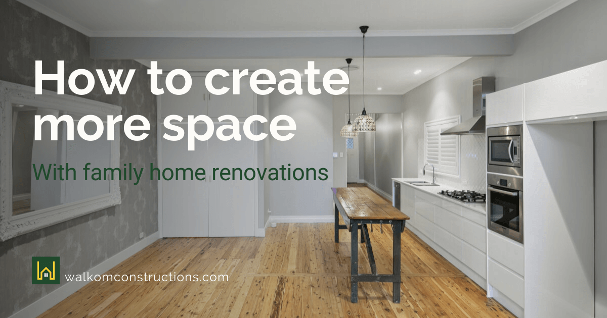 Image showcasing Family home renovations: Create more space for a growing family